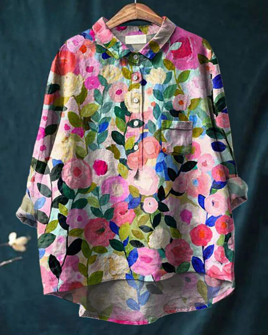 Stilla | Den blomstrede bluse tilbyder komfort og åndbarhed!