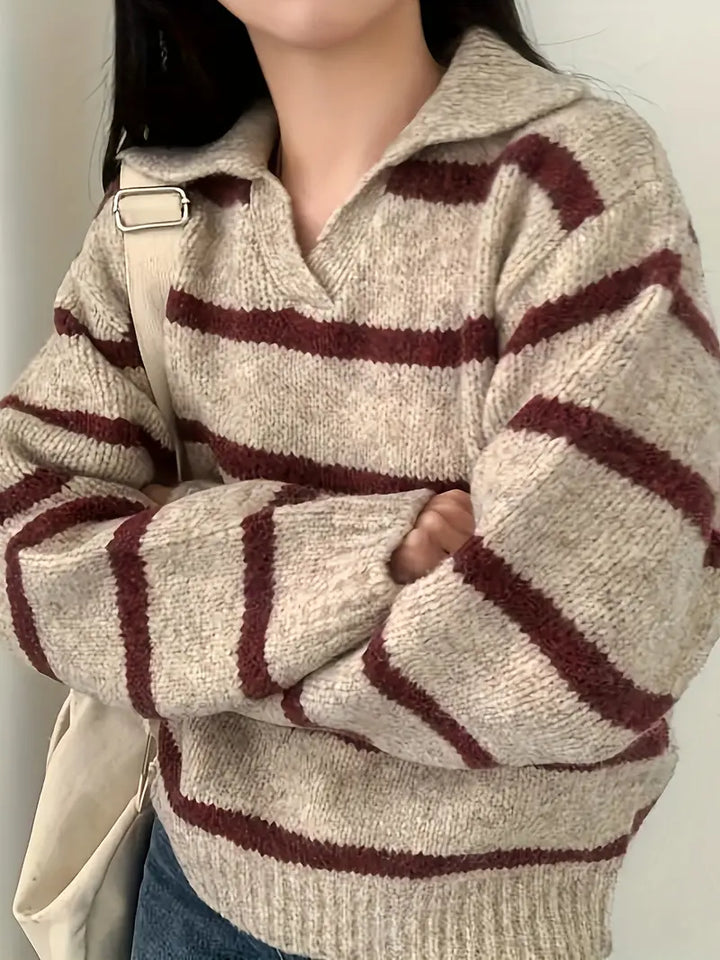 Stilla | V Udsnit Sweater Af Strik