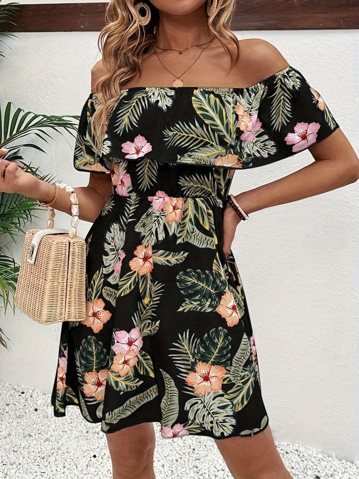 Stilla | Blomstret Kjole Med Stropper