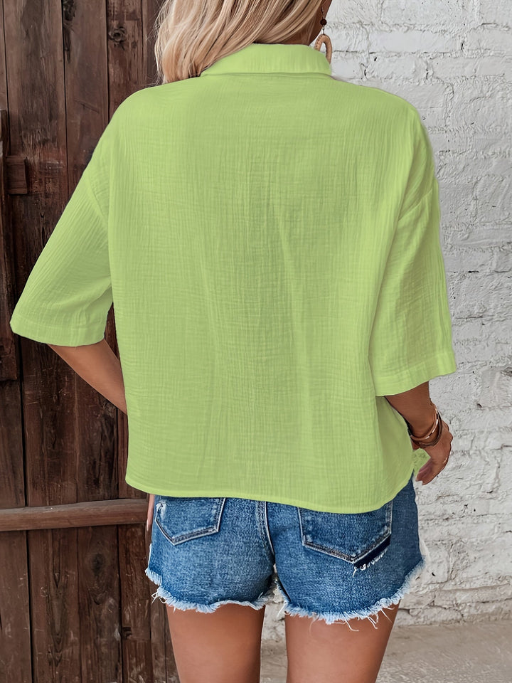 Stilla | Knude bluse med moderne touch