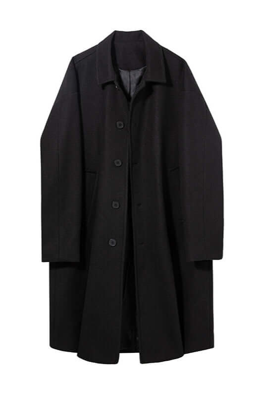 Stilla | Mænds klassisk oversized uldfrakke