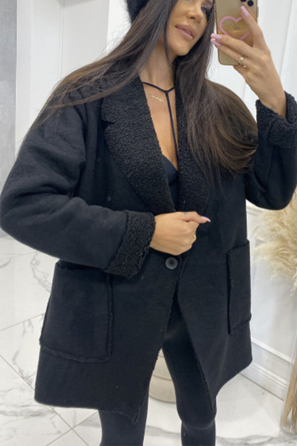 Stilla | kort Sherpa damejakke