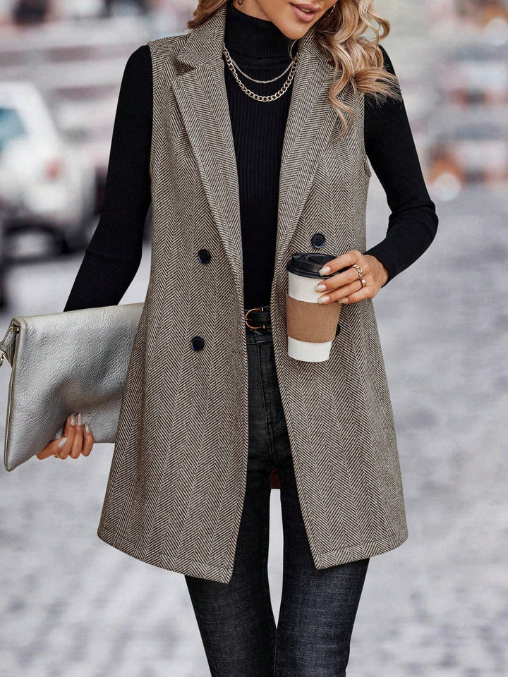 Stilla | Krave Nakke Longline Vest Frakke