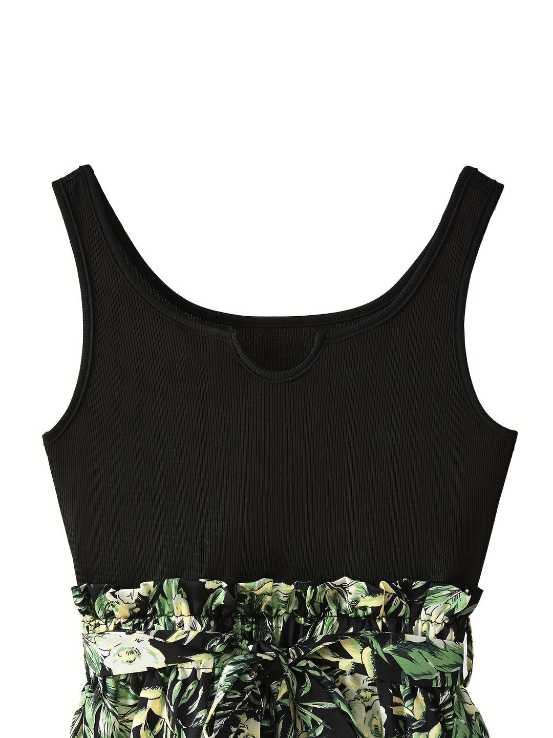 Stilla | Ærmeløs Stribet Jumpsuit Med Slids