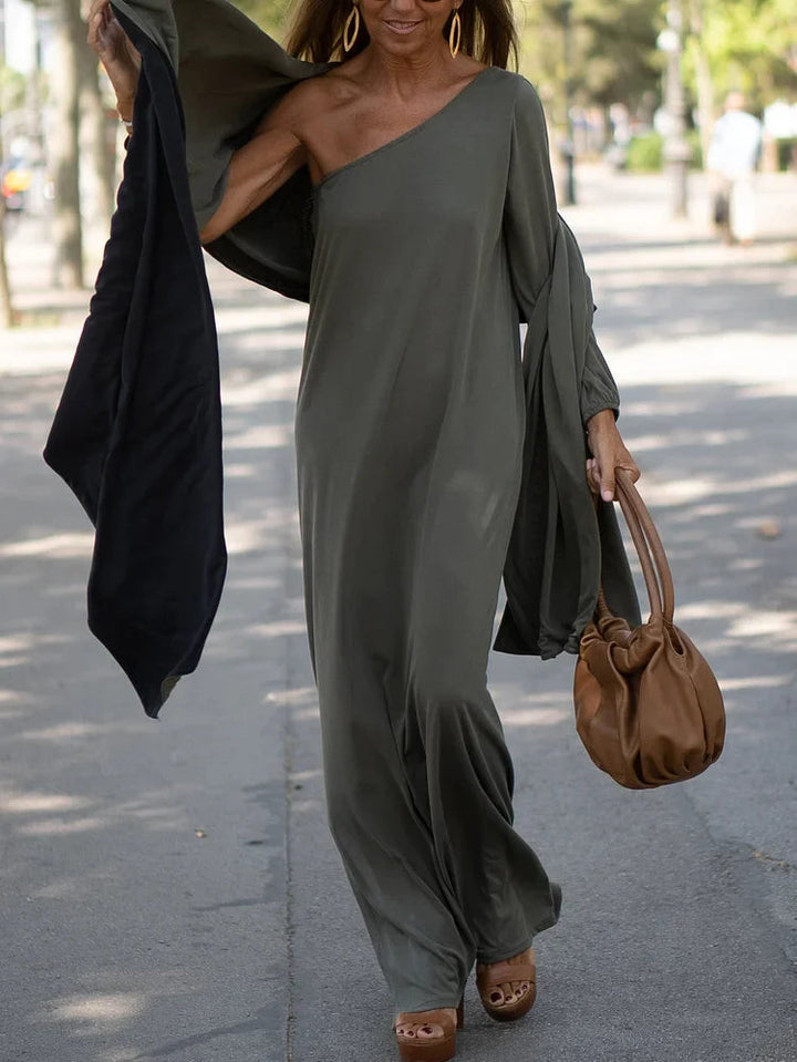 Stilla | Elegant Flydende Asymmetrisk Kjole