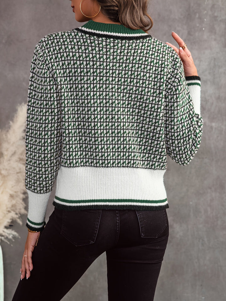Stilla | Stribet Cardigan Til Damer
