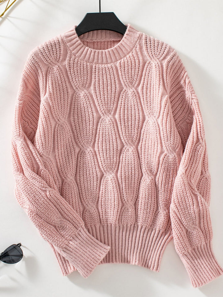 Stilla | Pullover med rund halsudskæring og dybe skuldre