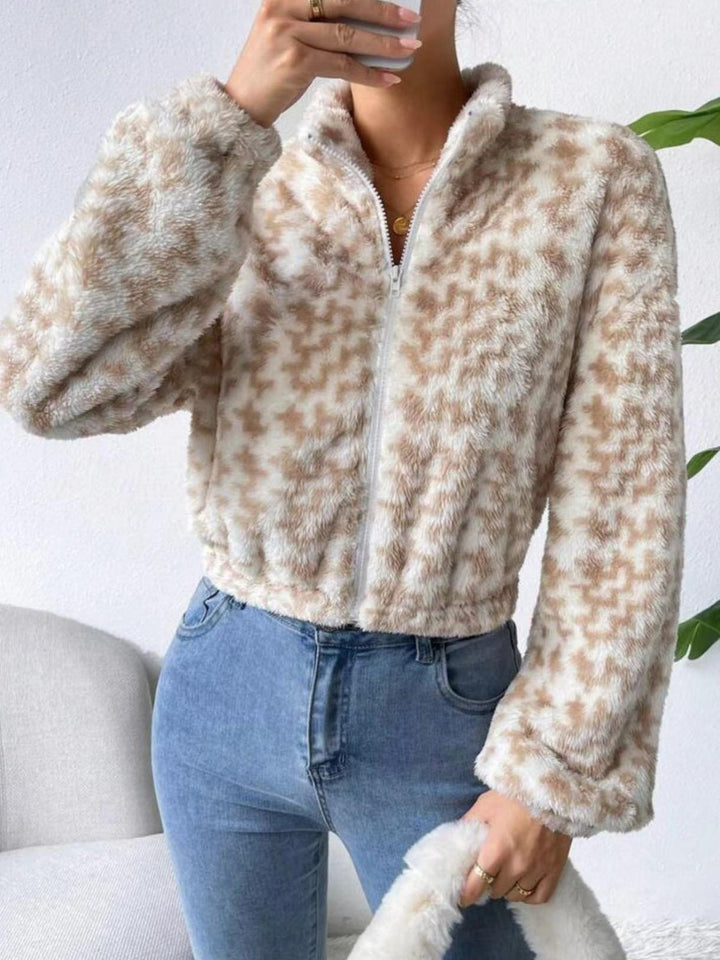 Stilla | Fuzzy Outdoor Beklædning Med Lange Ærmer Og Lynlås