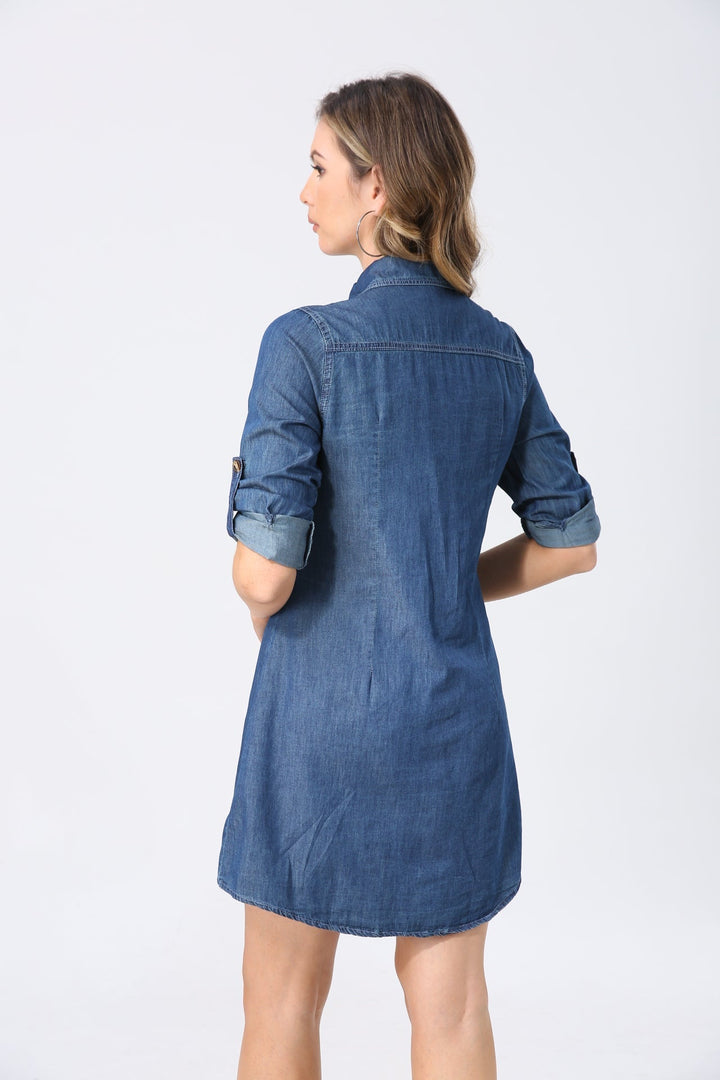 Stilla | Bred Jeansskjorte til damer