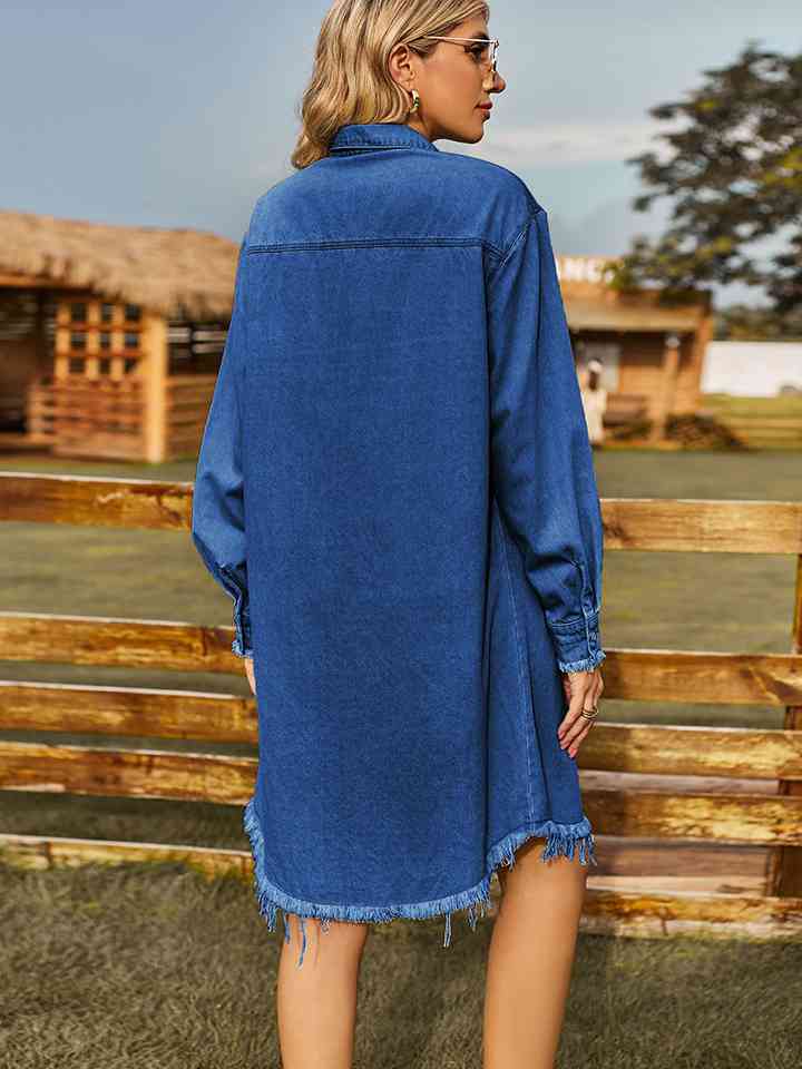 Stilla | Hem Krave Denim Kjole