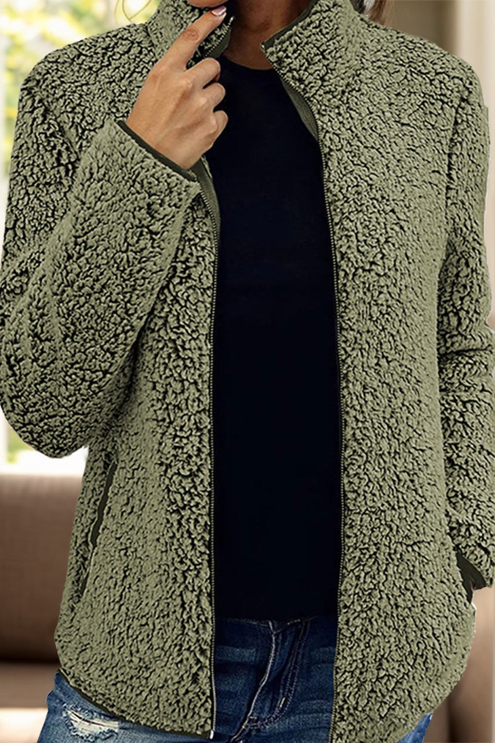 Stilla | Lynlås Turtleneck Jakke