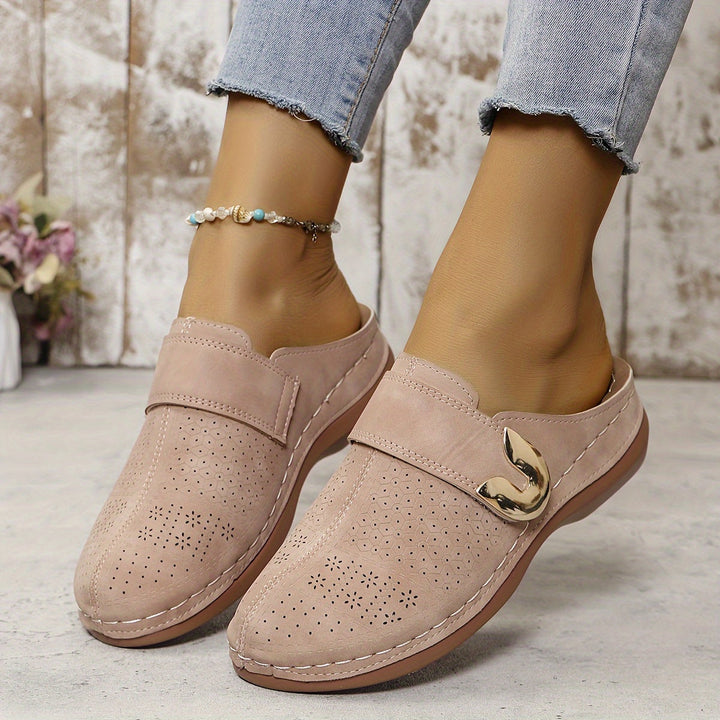 Stilla | Sandaletter Med Kilehæl Komfortable Slip on Sandaler På Platforme Sommer Sko