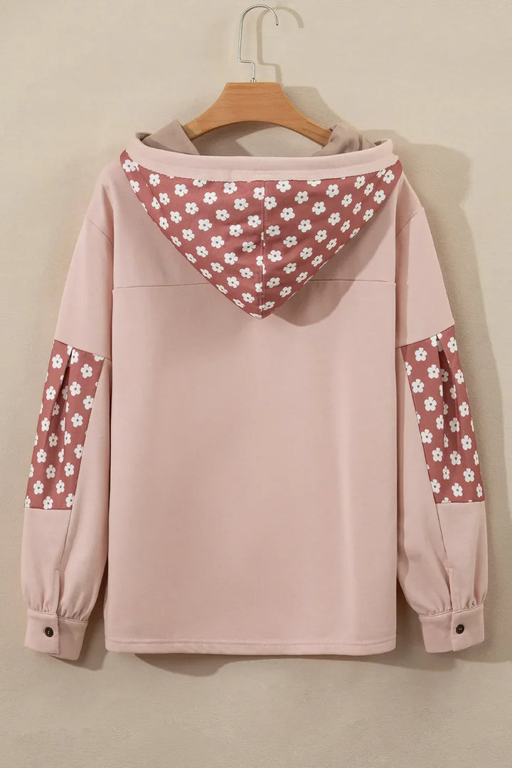 Stilla | Sweatshirt med lange ærmer, snor og stjernemønster