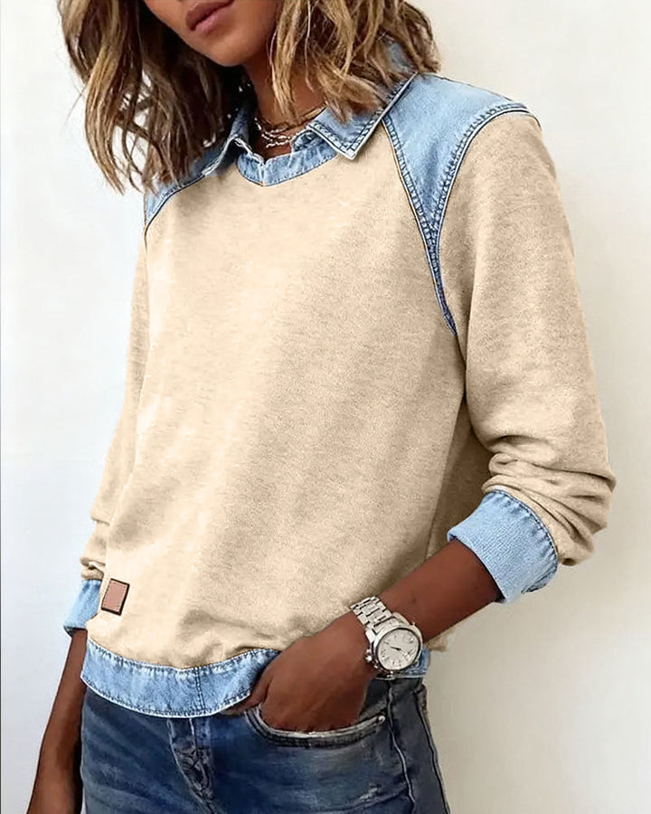 Stilla | Fashionable Revers Langærmet