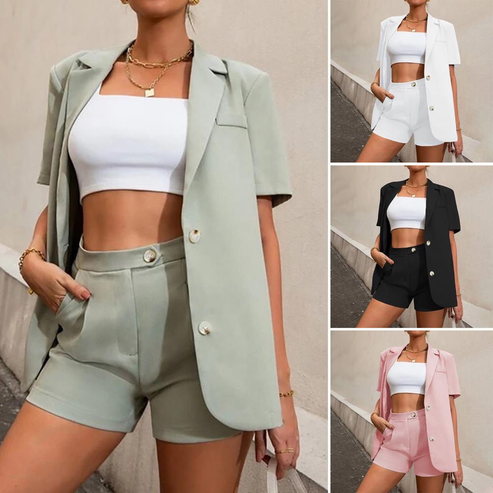 Stilla | Blazer og Shorts Ensemble