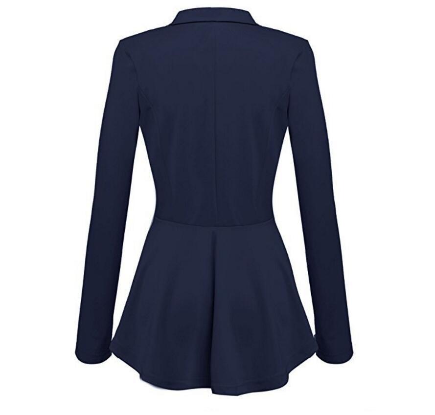 Stilla | feminin Revers-Dobbeltradet-Blazer