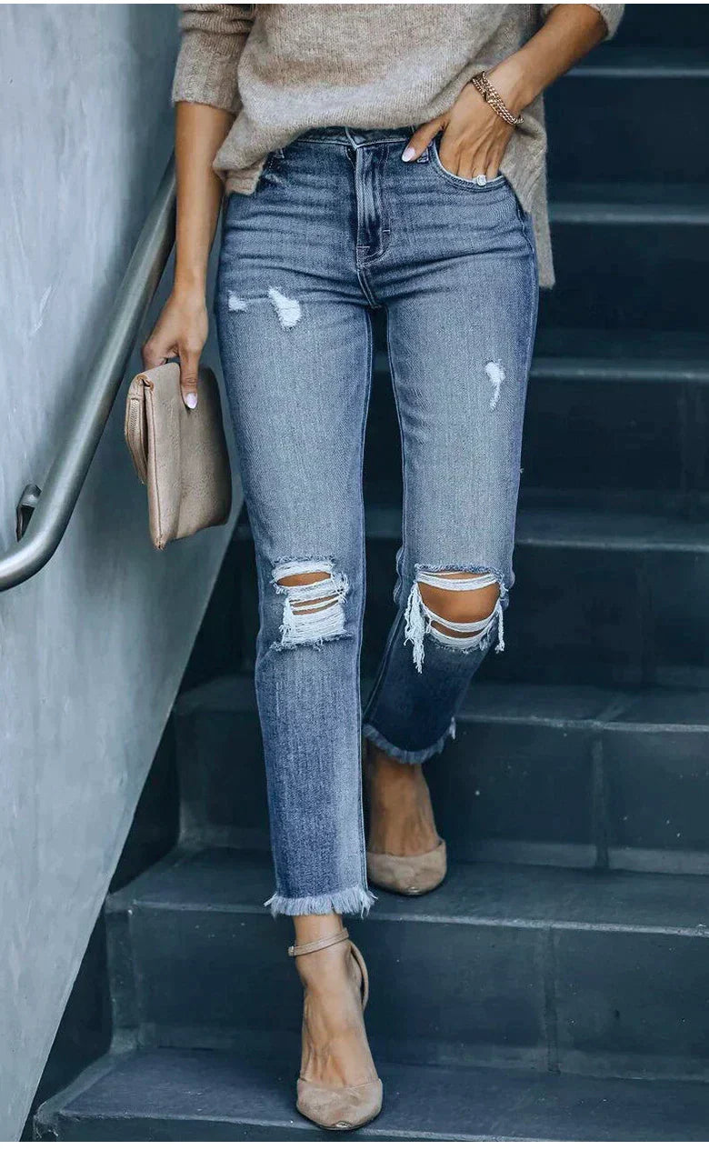 Stilla | Flækkede Jeans
