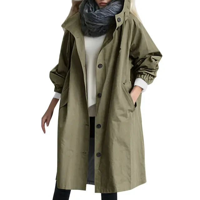 Stilla | Elegant Vindtæt Trenchcoat