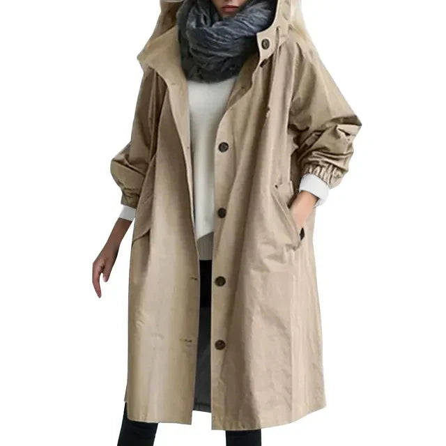 Stilla | Elegant Vindtæt Trenchcoat
