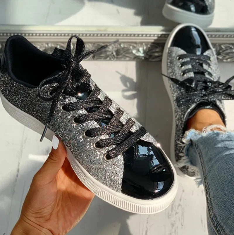 Stilla | Luksuriøs Casual Glitter Dame sko Stil