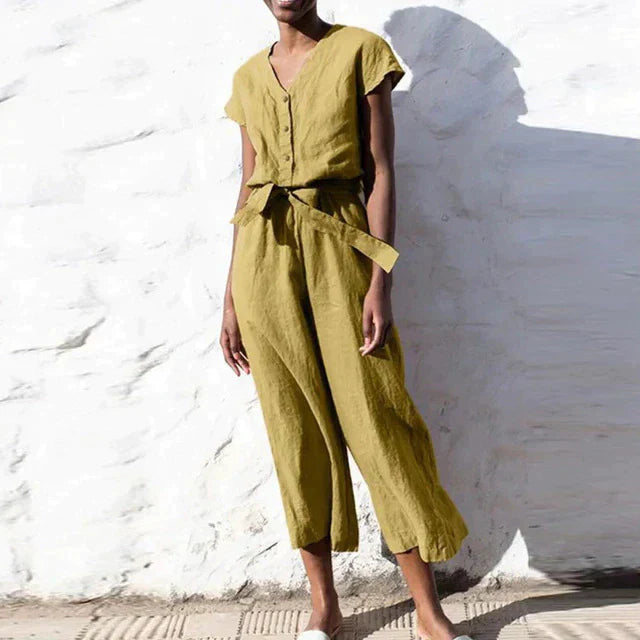 Stilla | Vintage Ensfarvet Kvinder Overall