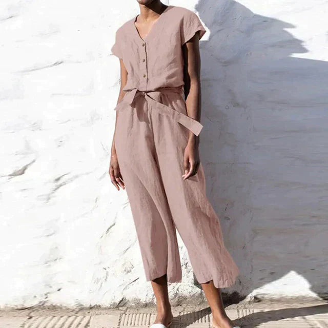 Stilla | Vintage Ensfarvet Kvinder Overall