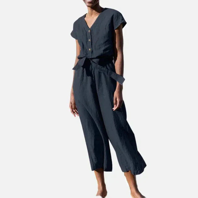 Stilla | Vintage Ensfarvet Kvinder Overall