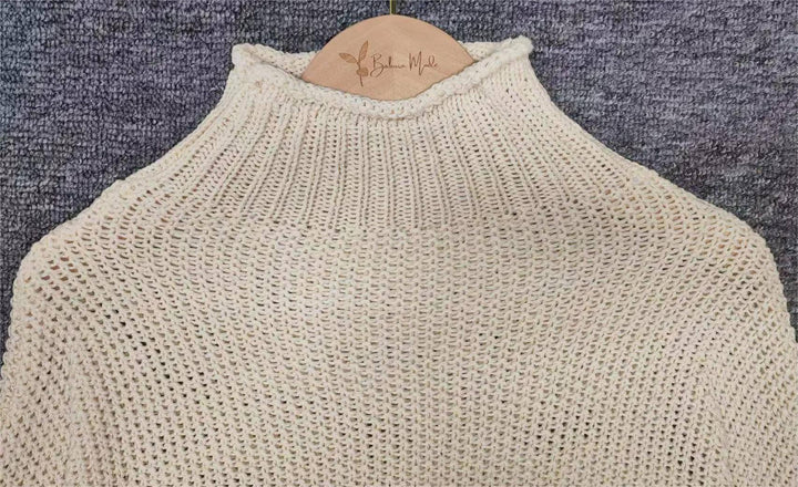 Stilla | Sweater med lange ærmer i ensfarvet