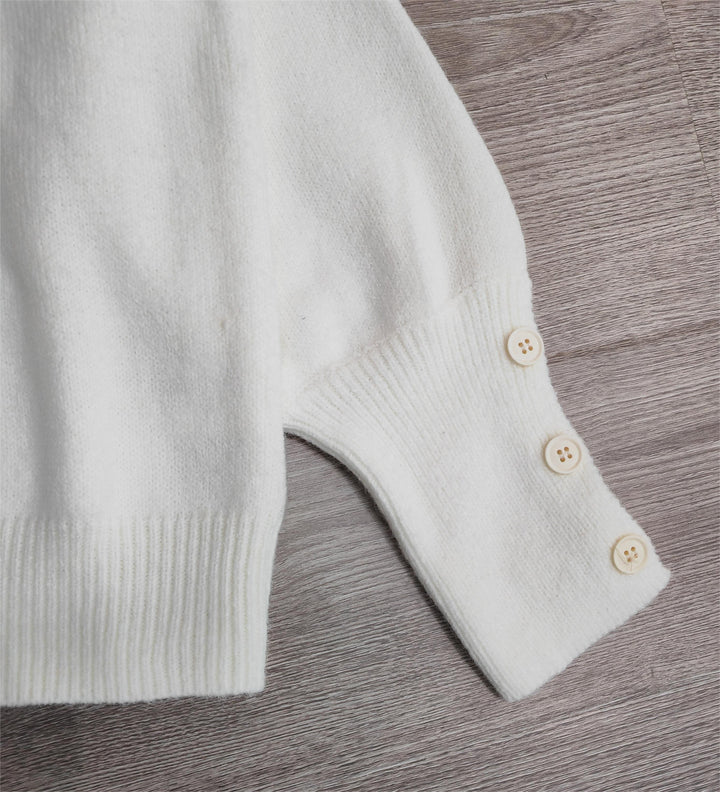 Stilla | Speciel sweater med rund halsudskæring