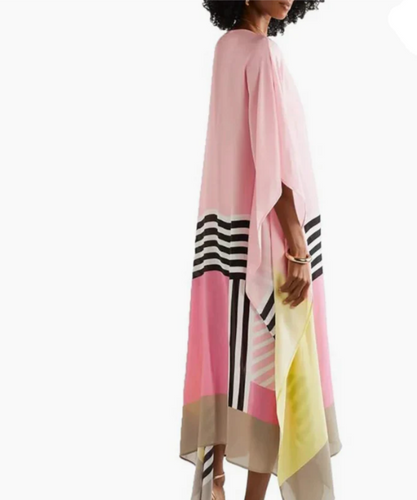 Stilla | Kaftan Med Pinkstribet