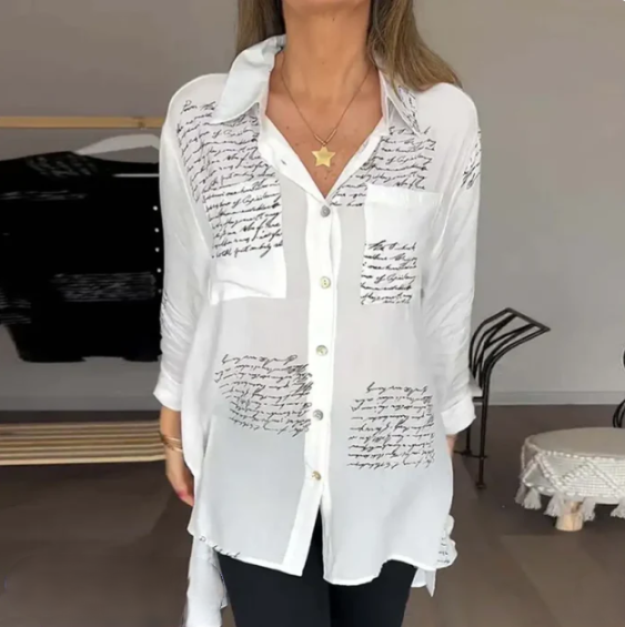 Stilla | Elegant og Komfortabel Bluse Med Knapper