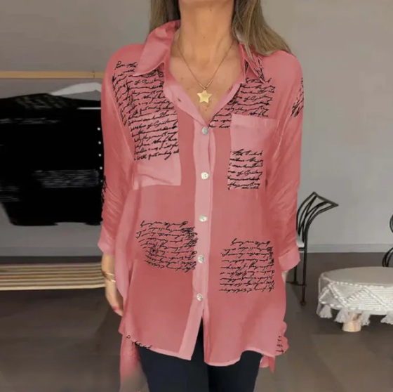 Stilla | Elegant og Komfortabel Bluse Med Knapper