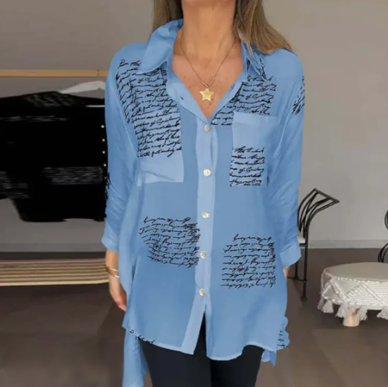 Stilla | Elegant og Komfortabel Bluse Med Knapper