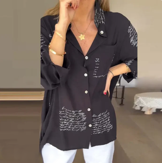 Stilla | Elegant og Komfortabel Bluse Med Knapper