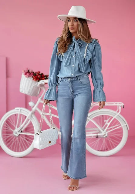 Stilla | Bredbenede Jeans Til Kvinder