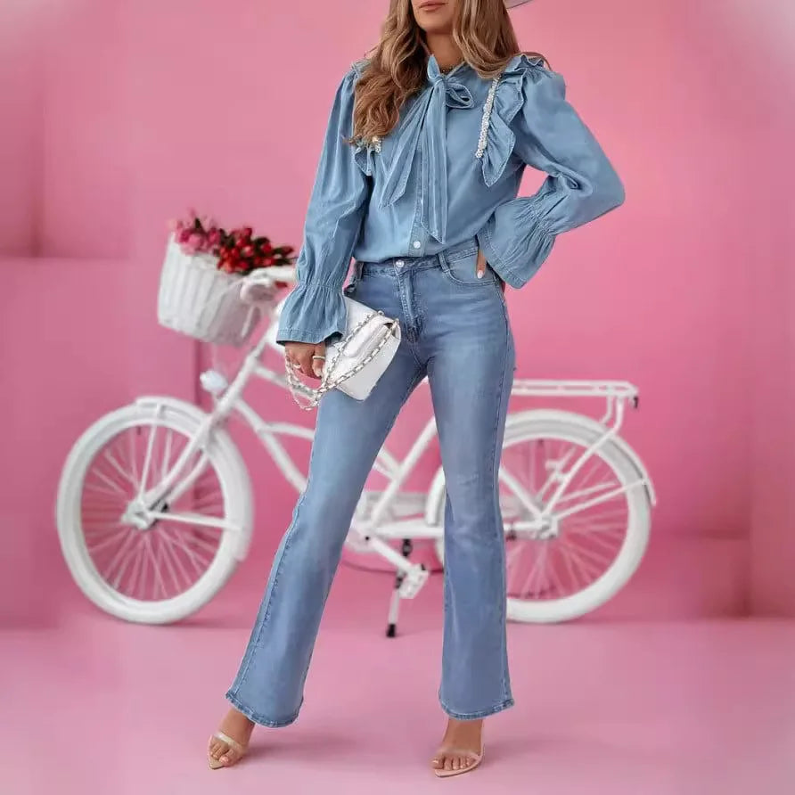 Stilla | Bredbenede Jeans Til Kvinder