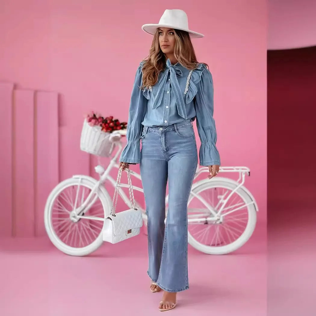 Stilla | Bredbenede Jeans Til Kvinder