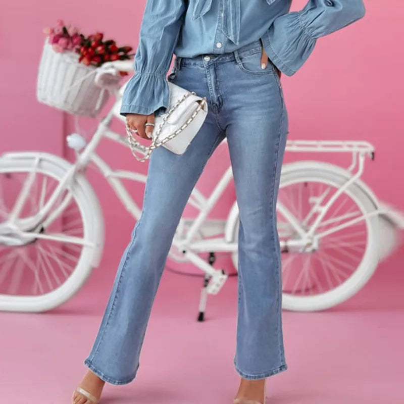 Stilla | Bredbenede Jeans Til Kvinder