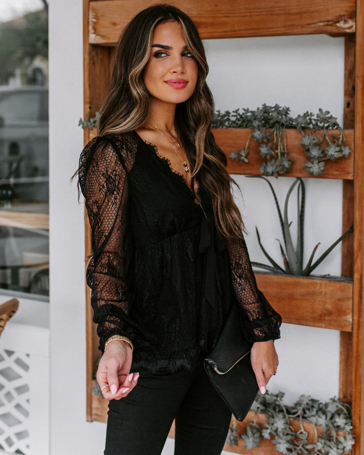 Dame Elegant Spidsbluse med Bindetail Stilla