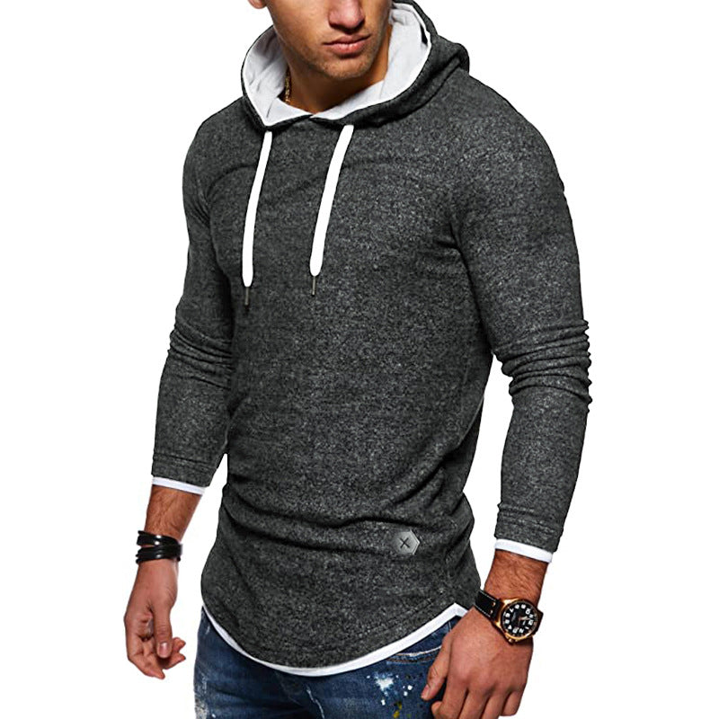 Herrer Casual Lagdelt Hoodie Sweatshirt Stilla