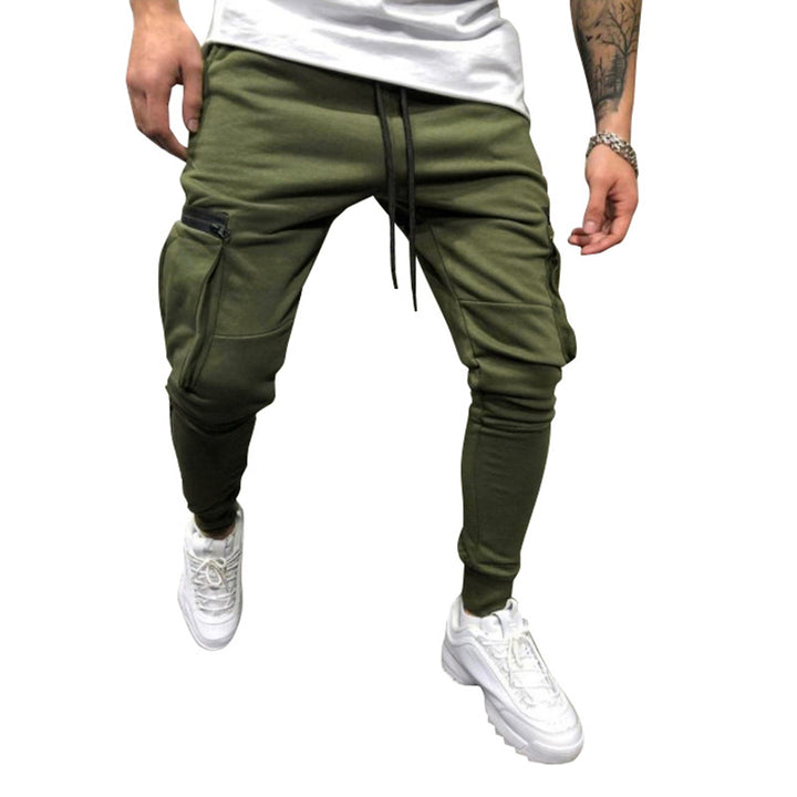 Herrer Cargo-Style Atletik Sweatpants Stilla