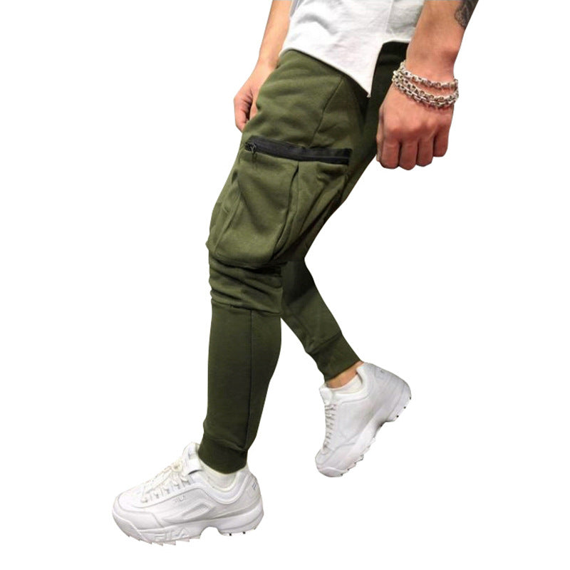 Herrer Cargo-Style Atletik Sweatpants Stilla