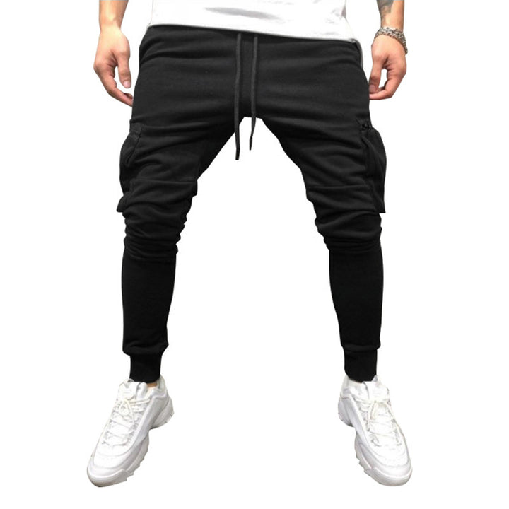 Herrer Cargo-Style Atletik Sweatpants Stilla