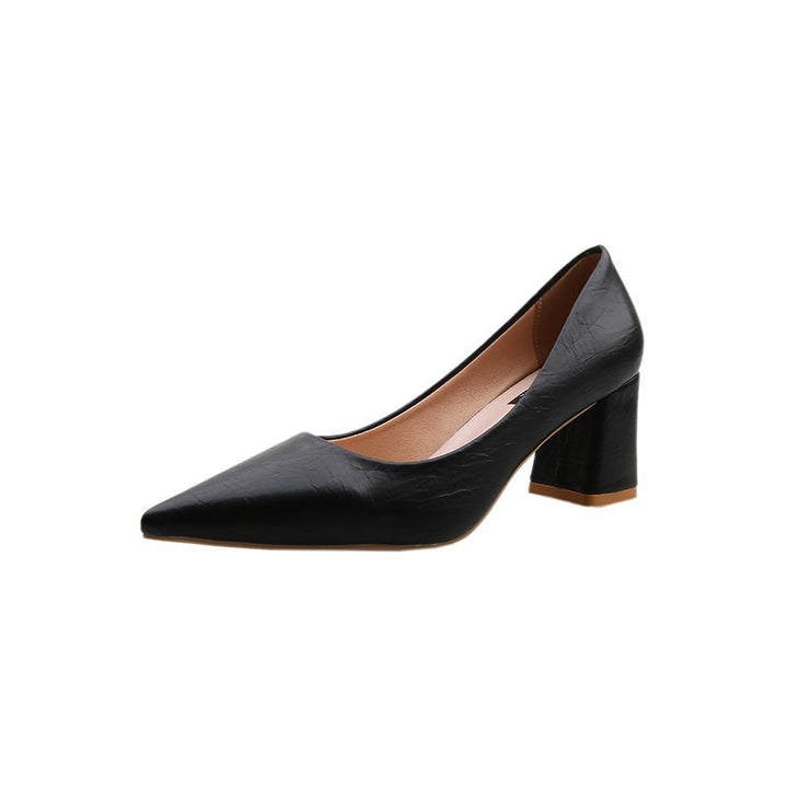 Dame elegante blokhæle pumps Stilla
