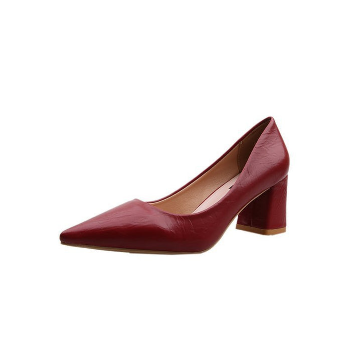 Dame elegante blokhæle pumps Stilla