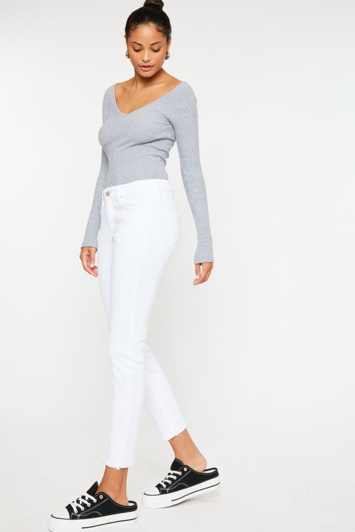 Stilla | Mid Rise Ankle Skinny Jeans