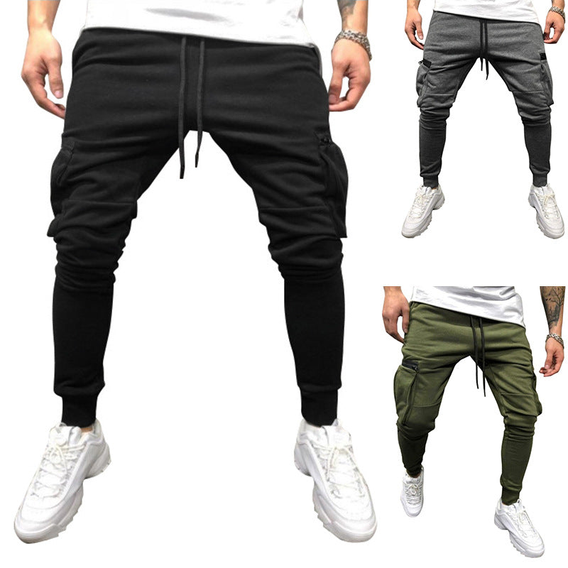 Herrer Cargo-Style Atletik Sweatpants Stilla