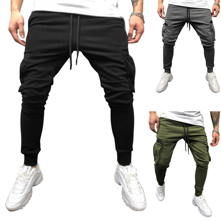 Herrer Cargo-Style Atletik Sweatpants Stilla