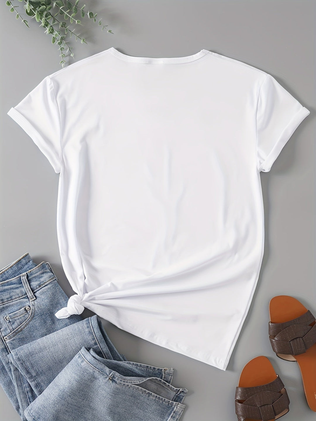 Stilla | Dame T-Shirt Med Hjerteprint