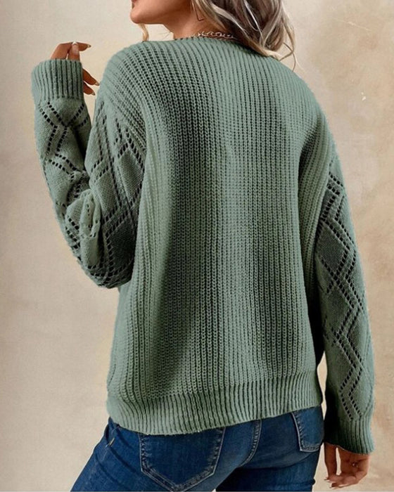 Stilla | Elegant V-Udskæring Pullover